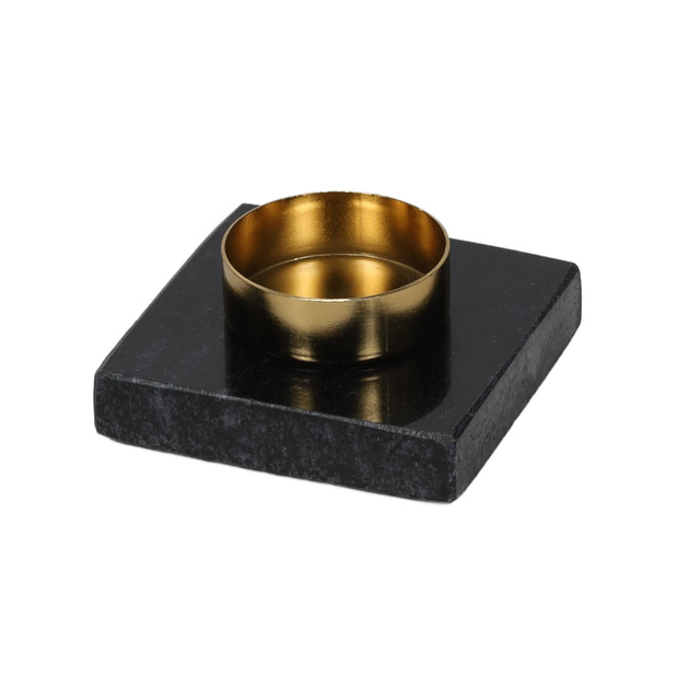 Tealight gyertya tartó, gránit alap, 7 cm
