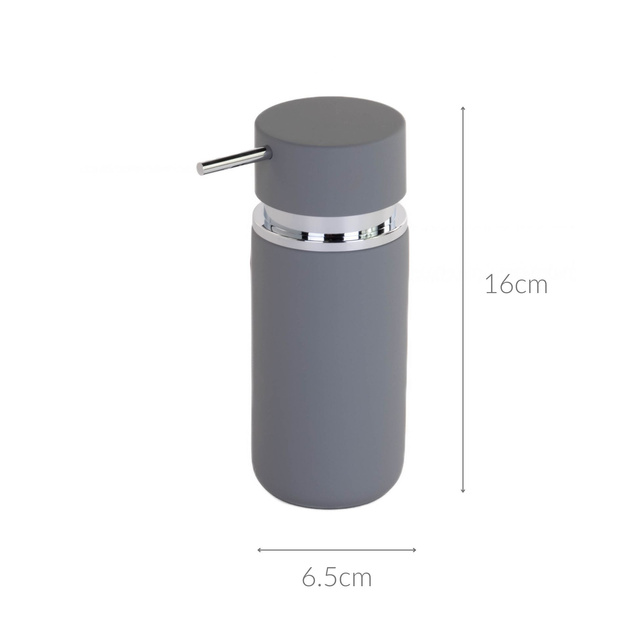 RUBBER szappanadagoló, 300 ml, ZELLER, szürke