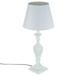 PATINE BLANC asztali lámpa árnyékkal, 55 cm