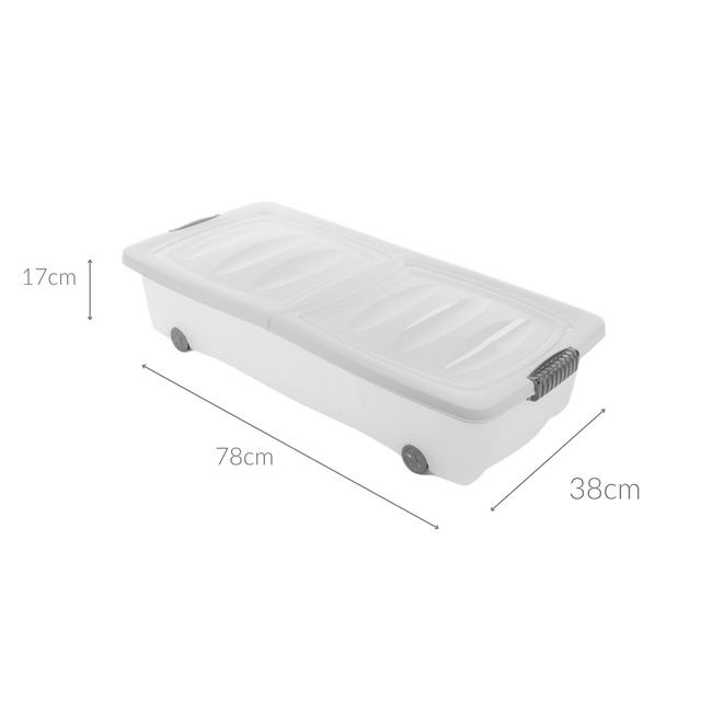 Gurulós tárolóedény - 32 l