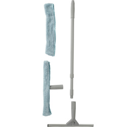 Ablaktisztító készlet teleszkópos nyéllel, max. 95 cm