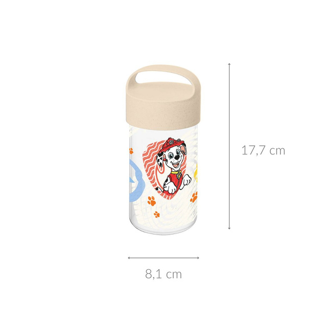 BUDDY SNACK vízpalack, 500 ml, KOZIOL, Mancs Őrjárat