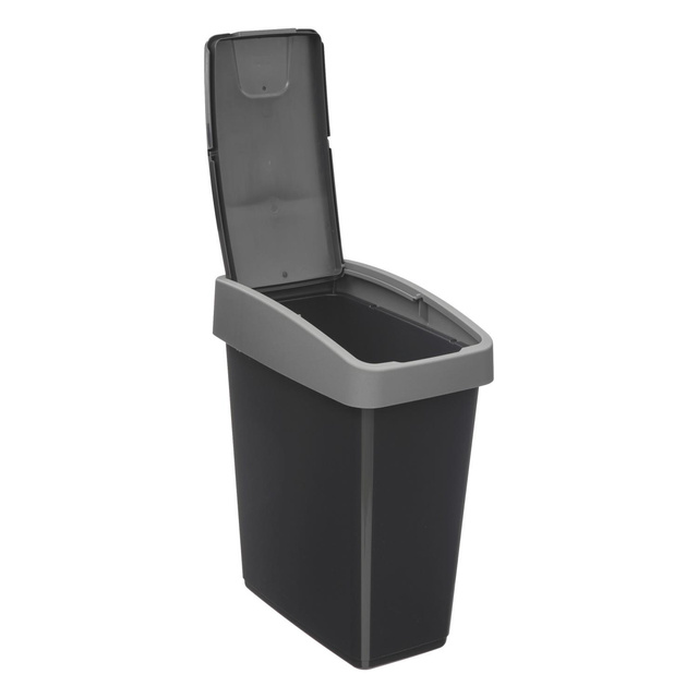 Keskeny, fedeles hulladékgyűjtő, 45 l