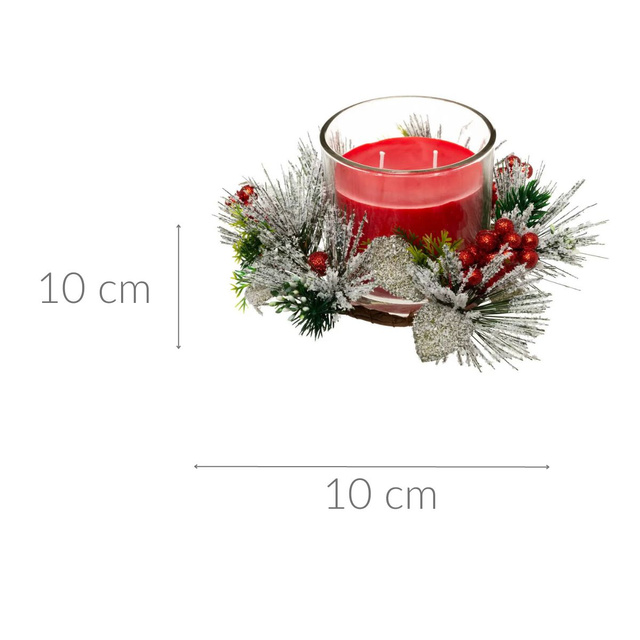 Ünnepi dísz gyertyával, 270 g