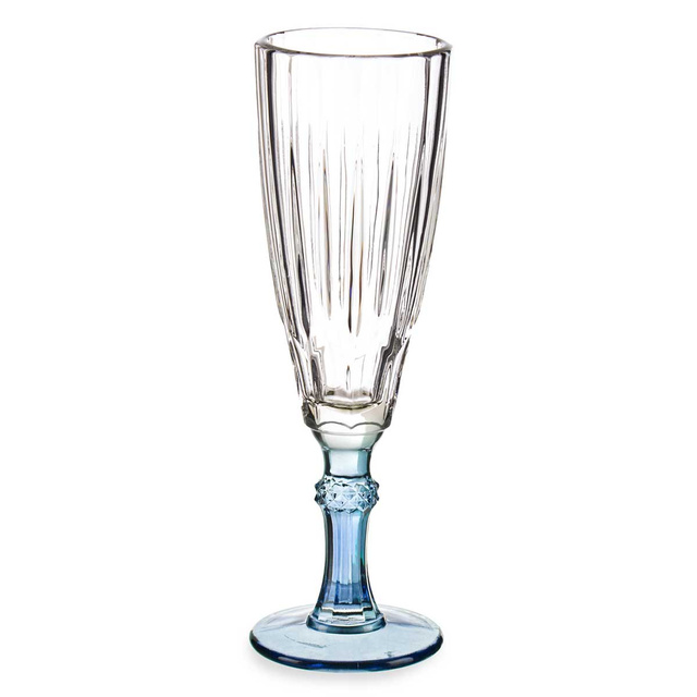 Színes lábú pezsgőspohár, 170 ml, 6 db