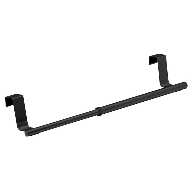 Teleszkópos szekrényakasztó - konyhai, fürdőszobai, 22-35 cm, WENKO, fekete