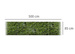 Erkélyvédő vadborostyán mintával - 500 x 85 cm, vadborostyán