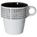6 darab porcelán bögre állványon, kávés bögre, bögre készlet, porcelán bögre állványon