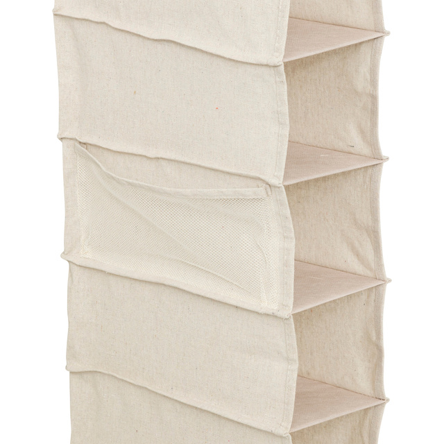 Függő cipőrendező DRESSY, 10 rekeszes, 29,5 x 15,5 x 128 cm