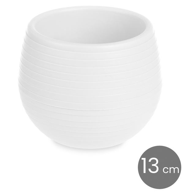 Öntözőcserép, műanyag, 3 darab, Ø 14 cm