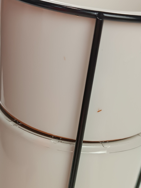 4 darabos porcelán bögre szett HELLO, fém állvánnyal, 4 x 300 ml