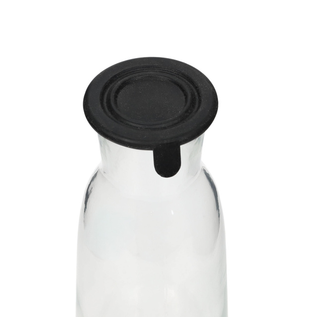 Üveg kancsó hideg italokhoz, befőttesüveg, 1000 ml