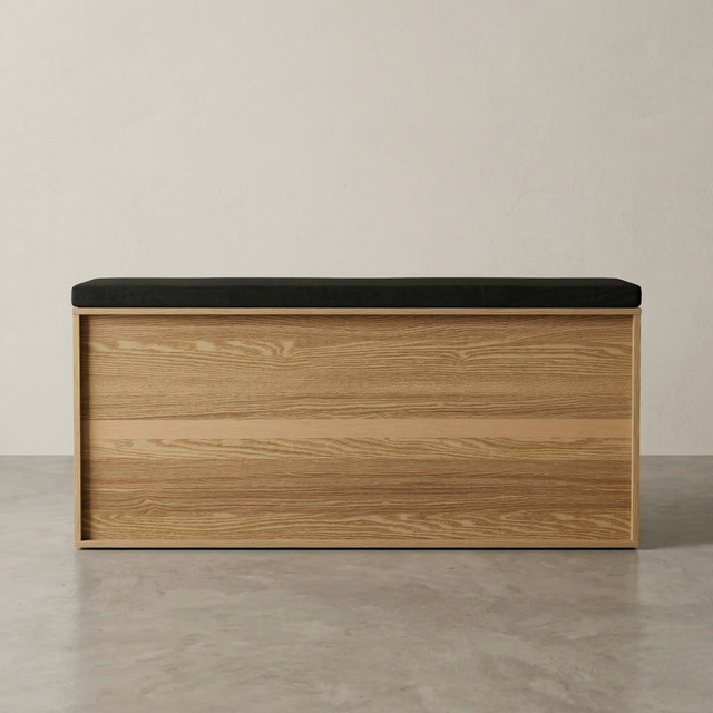 KADO cipőtartó ülőkével, 104 x 50 x 30 cm, barna