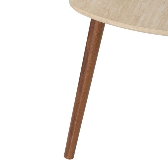 3 darabos MILEO dohányzóasztal-készlet, max. magasság 60 cm, MDF