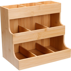 Bambusz konyhai rendező, 26,3 x 16,5 x 24 cm