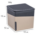 Párátlanító az atmoszférából, szárító készülék + 0,5 kg betét - 40 m3 levegőt kezel, 13 x 13 x 13 cm, WENKO, bézs