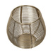 Fém tealight gyertyaállvány, arany színű