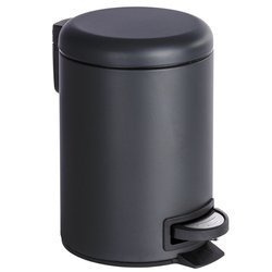 LEMAN MATT fürdőszobai szemetes, 3 l, WENKO, fekete