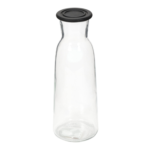 Üveg kancsó hideg italokhoz, befőttesüveg, 1000 ml