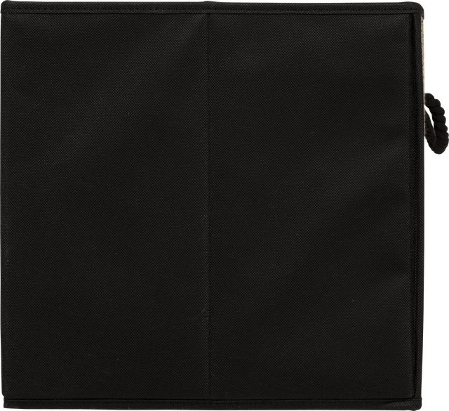 Textil tárolóedény STEMY-hez, fogantyúval, 31 x 31 x 31 cm, fekete