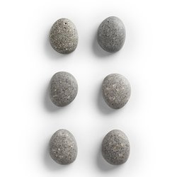 STONE jegyzetmágnesek, polyresin, 6 darab, ZELLER
