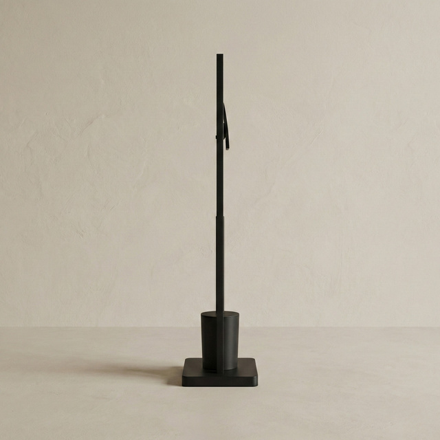 WC kefe toalettpapír tartóval ARLE, 77 cm