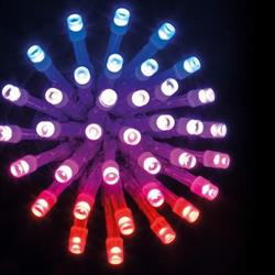 Több színű kültéri lámpák, 100 LED
