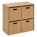 Nyitott alacsony polc TASSO, 68,5 x 32 x 68,5 cm