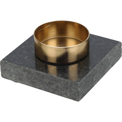 Tealight gyertya tartó, gránit alap, 7 cm