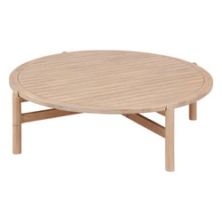 DEONA akáciából készült kávézóasztal, kültéri, Ø 120 cm