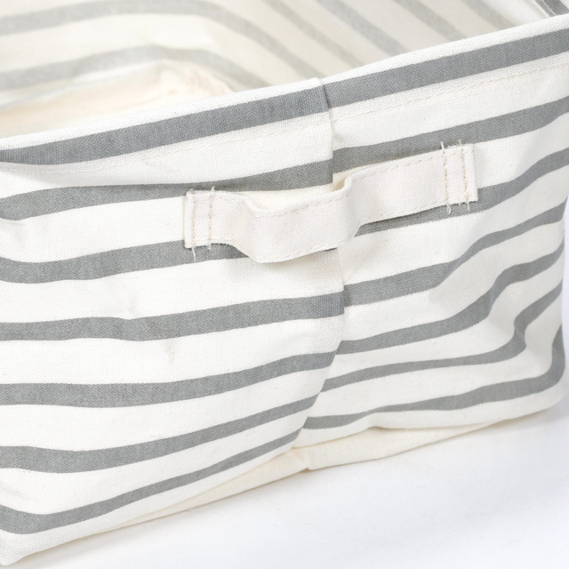 ZELLER "L" méretű STRIPES tárolókosár