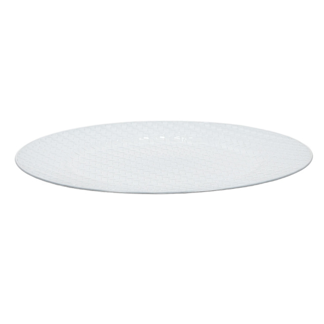 Ünnepi tál, fonott széllel, Ø 33 cm