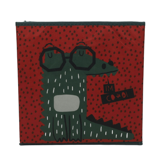 Textildoboz gyerekszobába, 30 x 30 x 30 cm