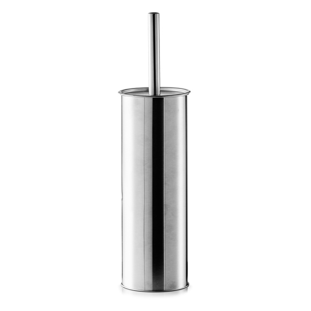 Rozsdamentes acél WC-kefe tartóval, Ø 9,5 cm