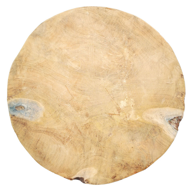 Fából készült virágtartó alátét, kerek, Ø 30 cm