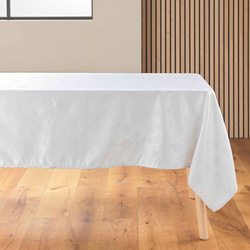 Jacquard Karácsonyi asztalterítő, HÓPEHELYEK, 140 x 300 cm