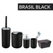 BRASIL BLACK szemetes - 6,5 l, WENKO, fekete