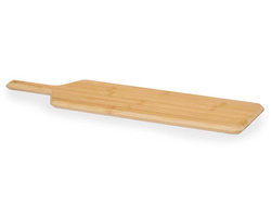RIOS bambusz tálca snack tartóval, 50 x 14 cm